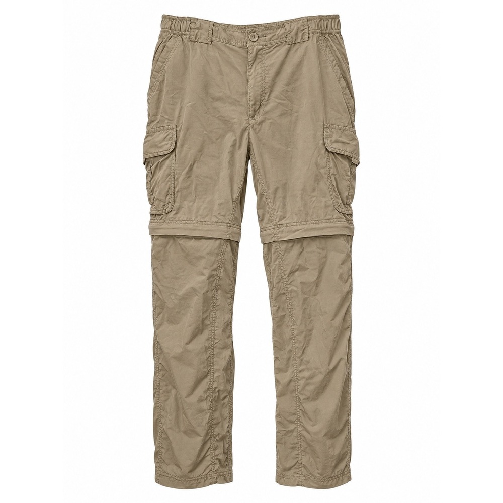 Columbia Titanium Mens Packable Convertible Cargo Hiking Pants green Large L 32